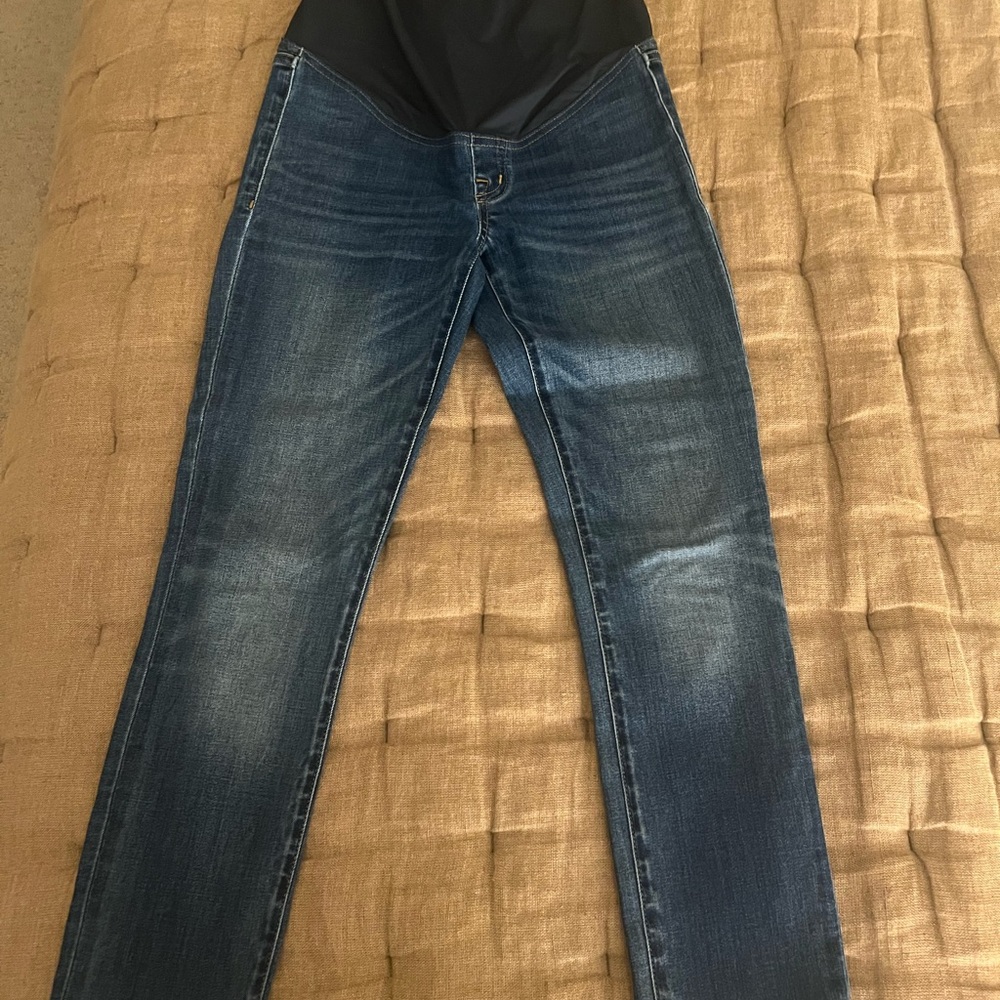 Madewell Women's Dark Blue skinny jeans in size 23
